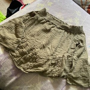 American Eagle Outfitters Off The Shoulder Top